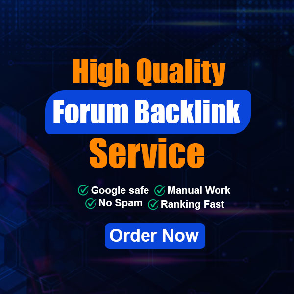 High Quality Forum Backlink Service