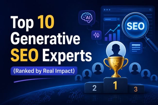 Top 10 Generative SEO Experts