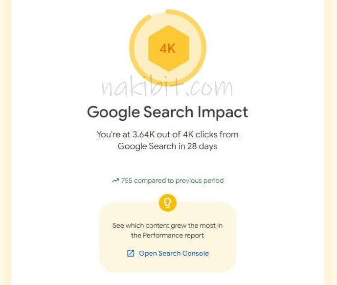Digital gadget eCommerce Search Console milestone