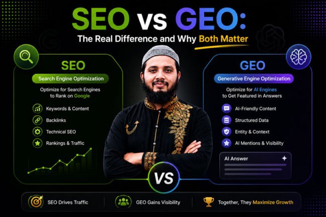 SEO vs GEO: The Real Difference and Why Both Matter