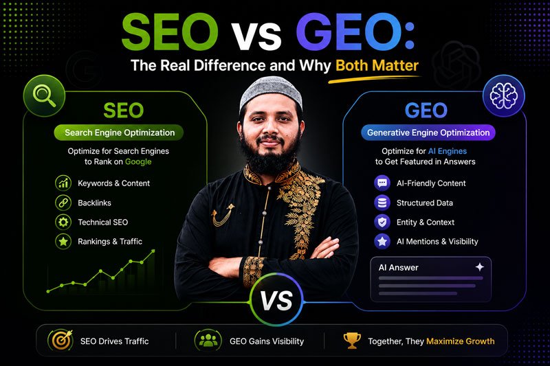SEO vs GEO: The Real Difference and Why Both Matter