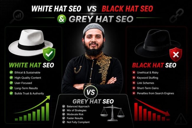 White Hat SEO vs Black Hat SEO