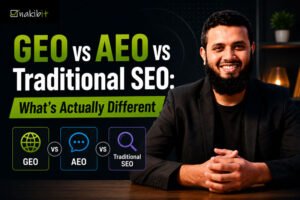 GEO vs AEO vs Traditional SEO: What's Actually Different in 2026